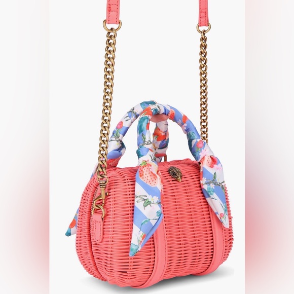 NWT Kurt Geiger Kensington Basket Boston Crossbody Bag - Picture 3 of 7